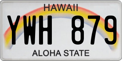 HI license plate YWH879