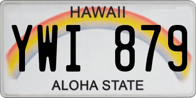 HI license plate YWI879
