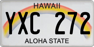 HI license plate YXC272