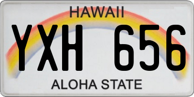 HI license plate YXH656