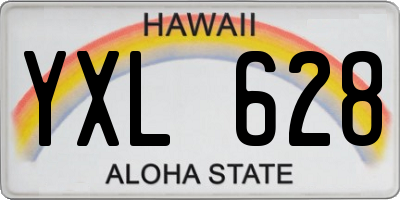 HI license plate YXL628