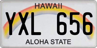 HI license plate YXL656