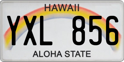 HI license plate YXL856