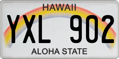 HI license plate YXL902