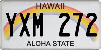 HI license plate YXM272