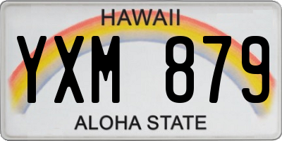 HI license plate YXM879