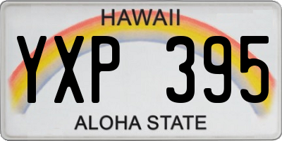 HI license plate YXP395