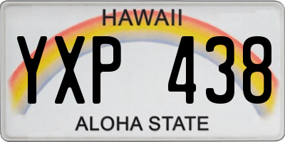 HI license plate YXP438
