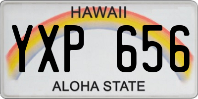 HI license plate YXP656