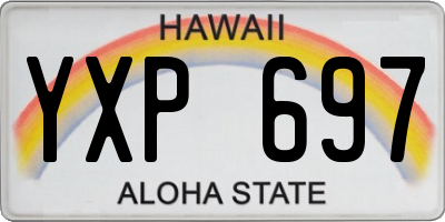 HI license plate YXP697