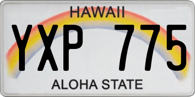 HI license plate YXP775