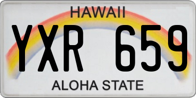 HI license plate YXR659
