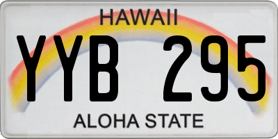 HI license plate YYB295