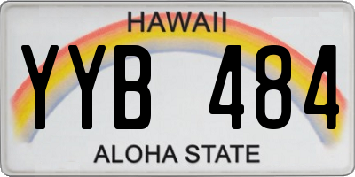 HI license plate YYB484