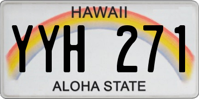 HI license plate YYH271