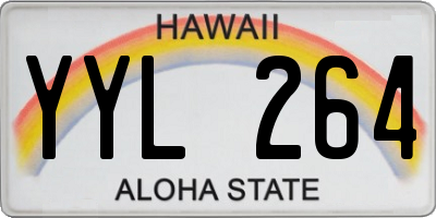 HI license plate YYL264