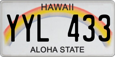 HI license plate YYL433