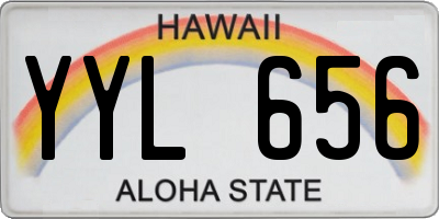 HI license plate YYL656