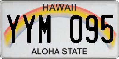 HI license plate YYM095
