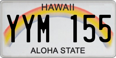 HI license plate YYM155