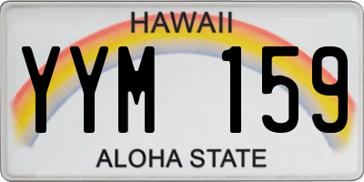 HI license plate YYM159