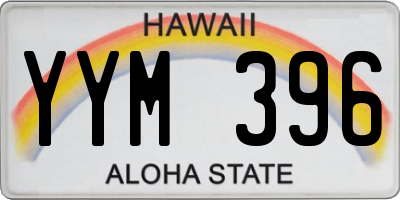 HI license plate YYM396