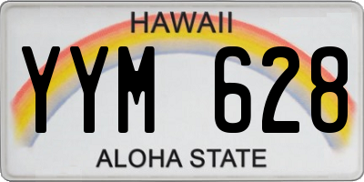 HI license plate YYM628