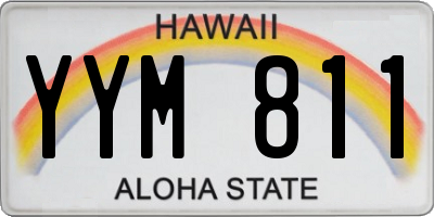 HI license plate YYM811