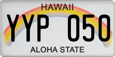 HI license plate YYP050
