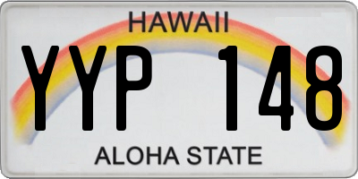 HI license plate YYP148