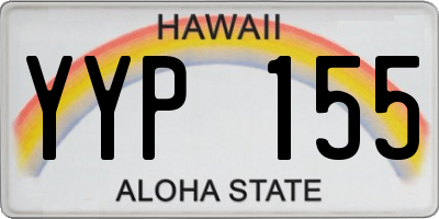 HI license plate YYP155