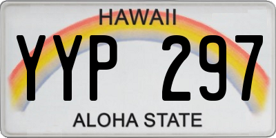 HI license plate YYP297