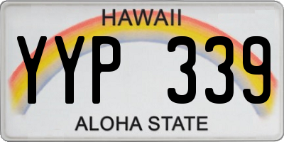 HI license plate YYP339