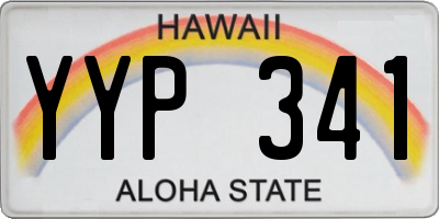 HI license plate YYP341