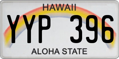 HI license plate YYP396