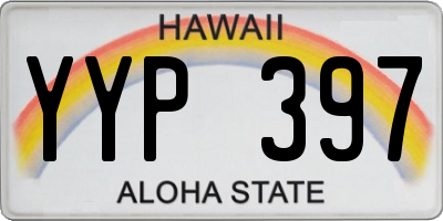 HI license plate YYP397