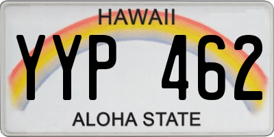 HI license plate YYP462