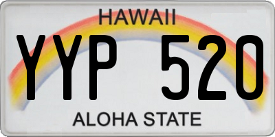 HI license plate YYP520