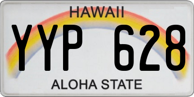 HI license plate YYP628