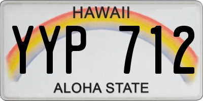HI license plate YYP712