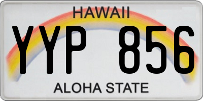 HI license plate YYP856