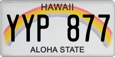 HI license plate YYP877