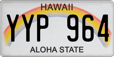 HI license plate YYP964