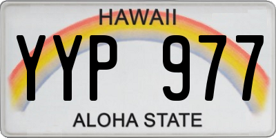 HI license plate YYP977