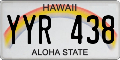 HI license plate YYR438