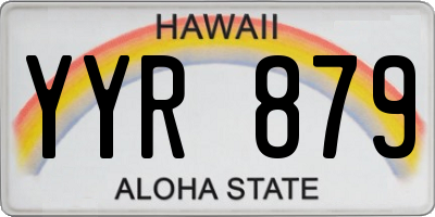 HI license plate YYR879