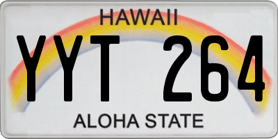 HI license plate YYT264