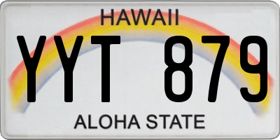 HI license plate YYT879