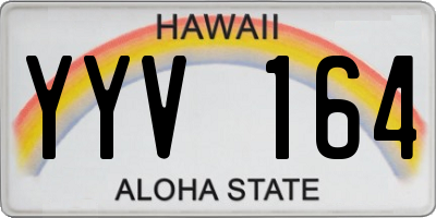 HI license plate YYV164