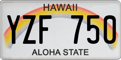 HI license plate YZF750